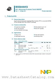 BSS84AKS datasheet pdf NXP Semiconductors
