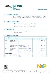 BT149D datasheet pdf NXP Semiconductors