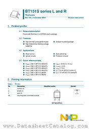 BT151S-800R datasheet pdf NXP Semiconductors