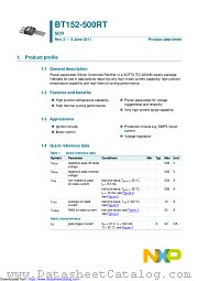 BT152-500RT datasheet pdf NXP Semiconductors