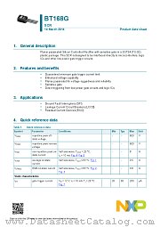 BT168G datasheet pdf NXP Semiconductors