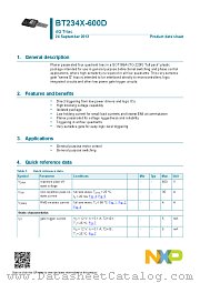 BT234X-600D datasheet pdf NXP Semiconductors