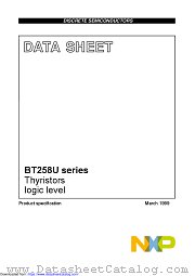 BT258U-600R datasheet pdf NXP Semiconductors