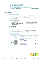 BUK6209-30C datasheet pdf NXP Semiconductors