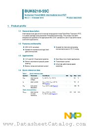 BUK6210-55C datasheet pdf NXP Semiconductors