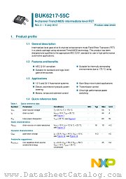 BUK6217-55C datasheet pdf NXP Semiconductors