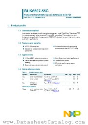 BUK6507-55C datasheet pdf NXP Semiconductors