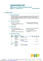 BUK652R0-30C datasheet pdf NXP Semiconductors