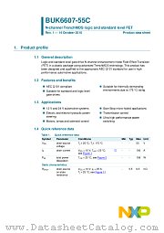 BUK6607-55C datasheet pdf NXP Semiconductors