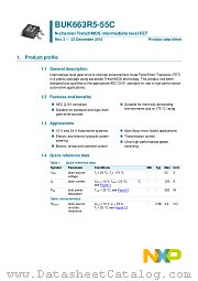 BUK663R5-55C datasheet pdf NXP Semiconductors