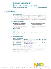 BUK7107-55AIE datasheet pdf NXP Semiconductors