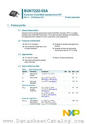 BUK7222-55A datasheet pdf NXP Semiconductors