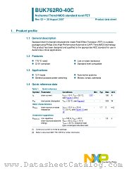 BUK762R0-40C datasheet pdf NXP Semiconductors