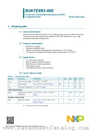 BUK7E8R3-40E datasheet pdf NXP Semiconductors