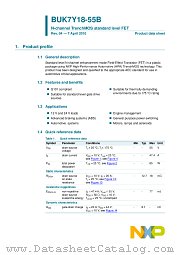 BUK7Y18-55B datasheet pdf NXP Semiconductors