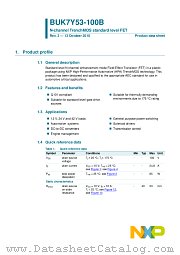 BUK7Y53-100B datasheet pdf NXP Semiconductors