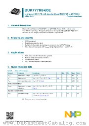 BUK7Y7R8-80E datasheet pdf NXP Semiconductors