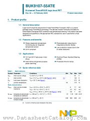 BUK9107-55ATE datasheet pdf NXP Semiconductors