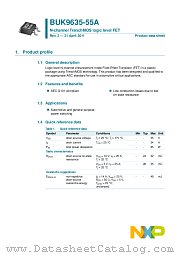 BUK9635-55A datasheet pdf NXP Semiconductors
