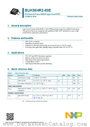 BUK964R2-80E datasheet pdf NXP Semiconductors