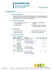 BUK9E06-55B datasheet pdf NXP Semiconductors