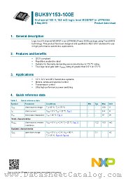 BUK9Y153-100E datasheet pdf NXP Semiconductors
