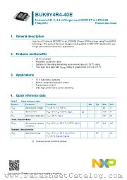 BUK9Y4R4-40E datasheet pdf NXP Semiconductors