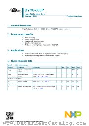 BYC8-600P datasheet pdf NXP Semiconductors
