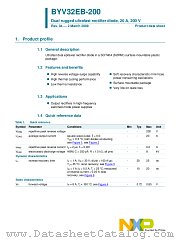 BYV32EB-200 datasheet pdf NXP Semiconductors