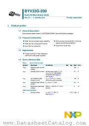 BYV32G-200 datasheet pdf NXP Semiconductors