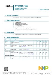 BYW29E-100 datasheet pdf NXP Semiconductors