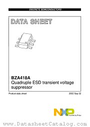 BZA418A datasheet pdf NXP Semiconductors