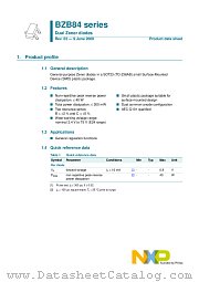 BZB84-C2V4 datasheet pdf NXP Semiconductors