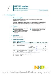 BZV85-C6V2 datasheet pdf NXP Semiconductors