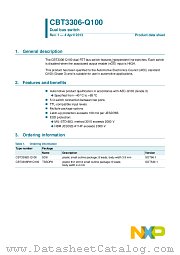 CBT3306D-Q100 datasheet pdf NXP Semiconductors