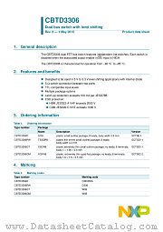 CBTD3306GM datasheet pdf NXP Semiconductors