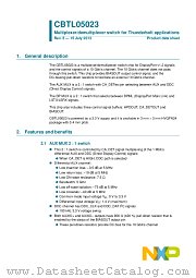 CBTL05023BS datasheet pdf NXP Semiconductors