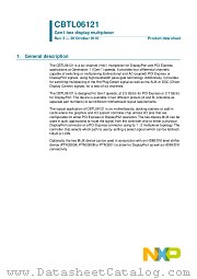 CBTL06121AHF datasheet pdf NXP Semiconductors