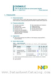 CGD982LC datasheet pdf NXP Semiconductors