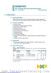 CGD987HCI datasheet pdf NXP Semiconductors