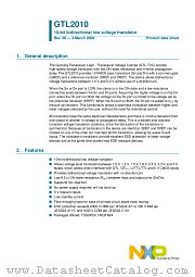 GTL2010BS datasheet pdf NXP Semiconductors