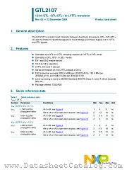 GTL2107PW datasheet pdf NXP Semiconductors