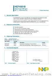 HEF4081BT datasheet pdf NXP Semiconductors