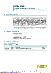 HEF4557BT datasheet pdf NXP Semiconductors