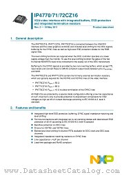 IP4770CZ16 datasheet pdf NXP Semiconductors