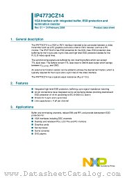IP4773CZ14 datasheet pdf NXP Semiconductors