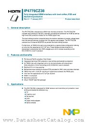IP4776CZ38 datasheet pdf NXP Semiconductors