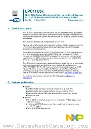 LPC11U35FHI33 datasheet pdf NXP Semiconductors