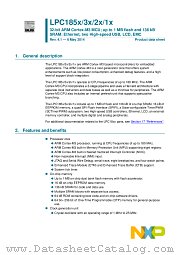 LPC1815JET100 datasheet pdf NXP Semiconductors