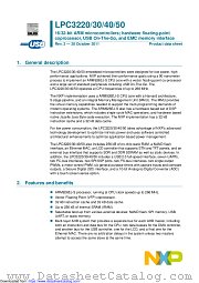LPC3230FET296 datasheet pdf NXP Semiconductors